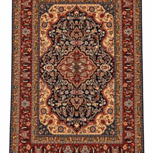 Persian Mud Design Rug – Handwoven Wool Carpet item 3